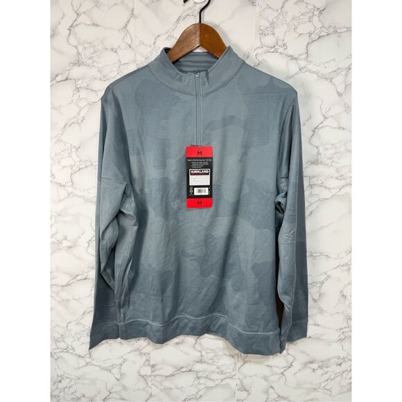 Kirkland Men’s Pullover Top sz M Performance Knit NEW #G164 - Picture 1 of 8